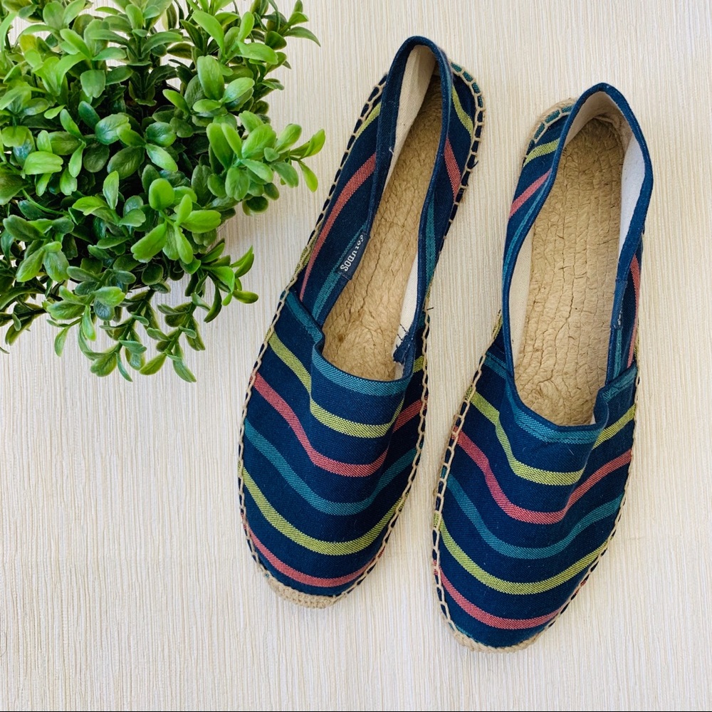 Soludos Sor Dos Stripe Espadrille Flat